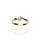 Pierścionek zaręczynowy z cyrkonią w kształcie serca próby 0,585