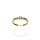 Złoty pierścionek próby 0,585  zaręczynowy z cyrkonią