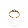 Złoty pierścionek  zaręczynowy próby 0,585 - 2