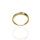 Złoty pierścionek obrączkowy próby 0,585