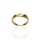 Złoty pierścionek próby 0,585 z brylantami 0,06 ct
