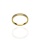 Złoty pierścionek obrączkowy próby 0,585 z brylantami 0,23 ct