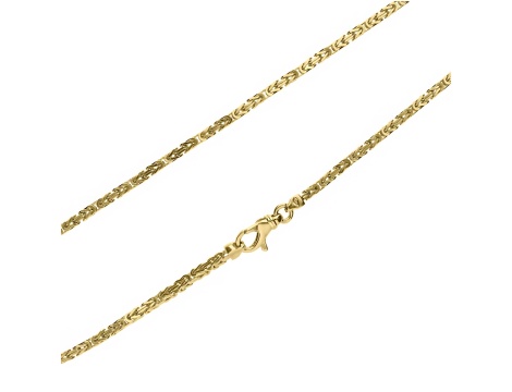 Złoty łańcuszek próby 0,585 królewski 50 cm/ 2,5 mm