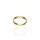 Złoty pleciony pierścionek próby 0,585