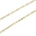 Złoty łańcuszek próby 0,585 figaro 50 cm/2,5 mm