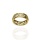 Złoty pierścionek obrączkowy próby 0,585 ażurowy