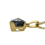 Złoty wisiorek próby 0,585 z topazem 1,3 ct i brylantem 0,02 ct - 3