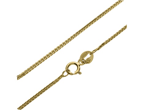 Złoty łańcuszek próby 0,585 Lisi ogon 42 cm/ 0,9 mm - 2