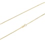 Złoty łańcuszek próby 0,585 Lisi ogon 42 cm/ 0,9 mm - 2