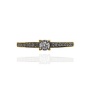 Złoty pierścionek próby 0,585 z brylantami 0,15ct - 4