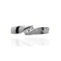 Pierścionek z białego złota próby 0,585 z brylantami 0,06 ct - 4