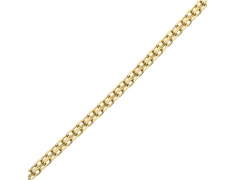 Złota bransoletka próby 0,585 bismarck 4 mm