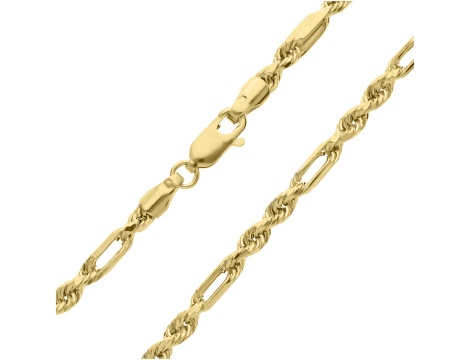 Złoty łańcuszek próby 0,585 kordel z wydłużonym oczkiem 45 cm/ 2,7 mm