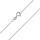 Łańcuszek z białego złota próby 0,585 pancerka 50 cm/ 0,8 mm