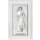 Obrazek Jezu Ufam Tobie na ozdobnym panelu, DS26F/1 12x19cm
