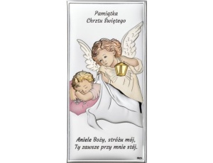 Obrazek Pamiątka Chrztu Świętego,DS01/1CR 5x10cm