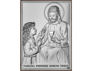 Pamiątka Pierwszej Komunii Świetej-dziewczynka  DS45/2XA 11x16