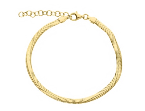 Złota bransoletka póby 0,585 płaska żyłka/ snake - 3
