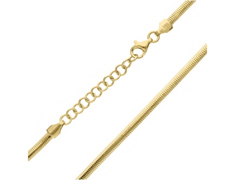 Złoty łańcuszek próby 0,5885 płaska żyłka/ żmijka 48 cm/ 2,5 mm