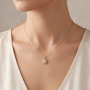 Złoty wisiorek próby 0,585 z brylantami 0,21 ct - 3