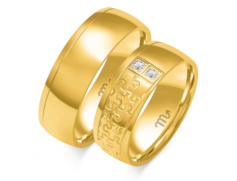 Złote Obrączki OE-350 - 5
