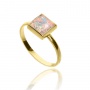 Złoty pierścionek PRÓBY 0,585 z opalem - 3