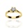 Złoty pierścionek próby 0,585 zaręczynowy