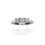 Pierścionek z białego złota próby 0,750 z brylantami 0,52 ct - 4