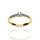 Złoty pierścionek z brylantami 0,2 ct