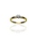Złoty pierścionek próby 0,585 z brylantem 0,08 ct