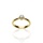 Złoty pierścionek próby 0,585 brylantem 0,21ct