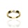 Złoty pierścionek próby 0,585 z brylantami 0,18ct