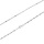 Łańcuszek z białego złota próby 0,585 fasolka 45 cm/ 2,2 mm